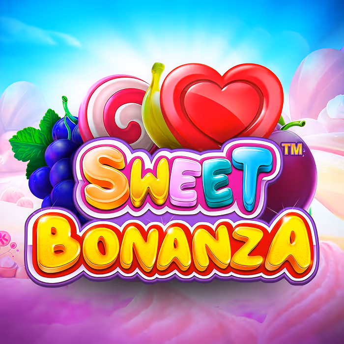 Sweet Bonanza slot featuring colorful candy symbols and multiplier rewards